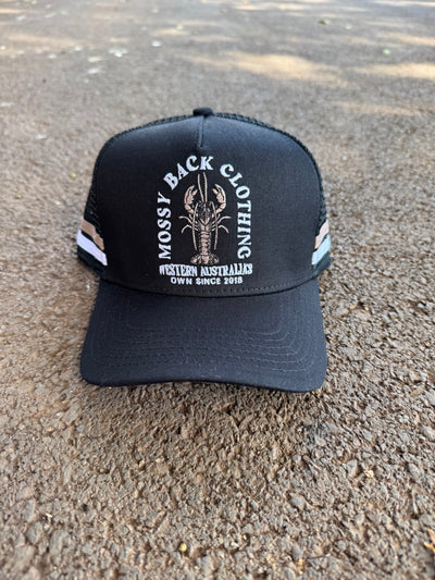 Mossy Back - Black Trucker