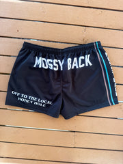 Mossy Back Footy/Rugby Shorts with Zip pockets