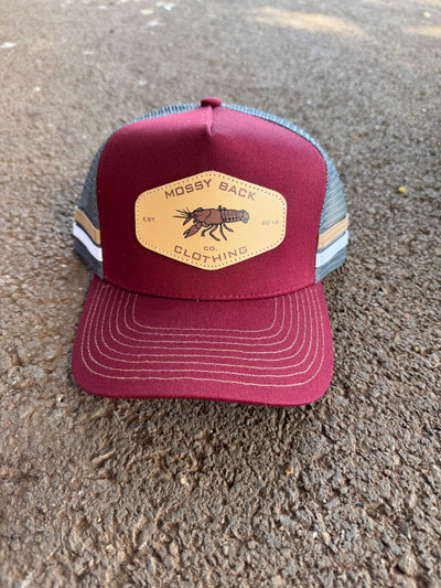 Mossy Back - Maroon Trucker