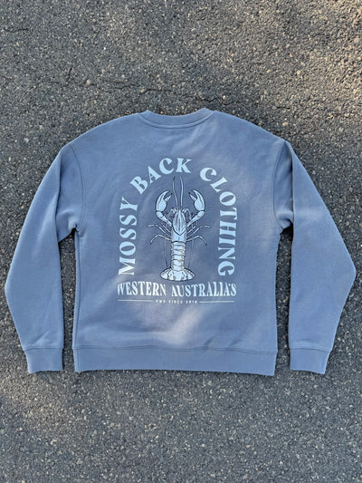 Mossy Back Dark Grey Crew