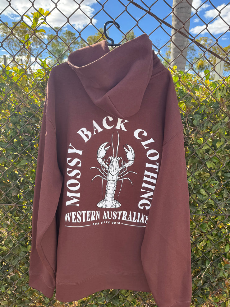 Mossy Back Hoodie - Brown