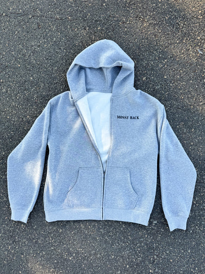 Mossy Back Zipper Hoodie