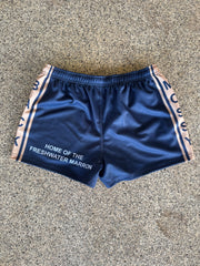 Mossy Back Footy/Rugby shorts with Zip Pockets