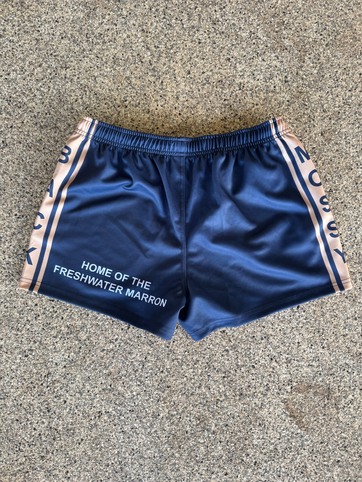 Mossy Back Footy/Rugby shorts with Zip Pockets