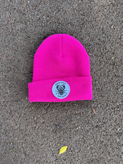 Mossy Beanie - Dark Pink