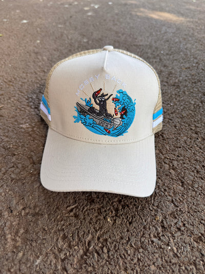 Mossy Back - Cream Trucker