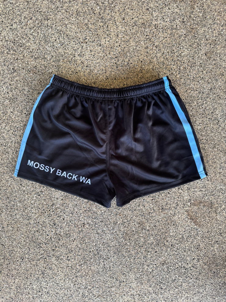 Mossy Back Footy/Rugby shorts with Zip Pockets
