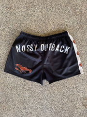 Mossy Back Footy/Rugby shorts with Zip Pockets