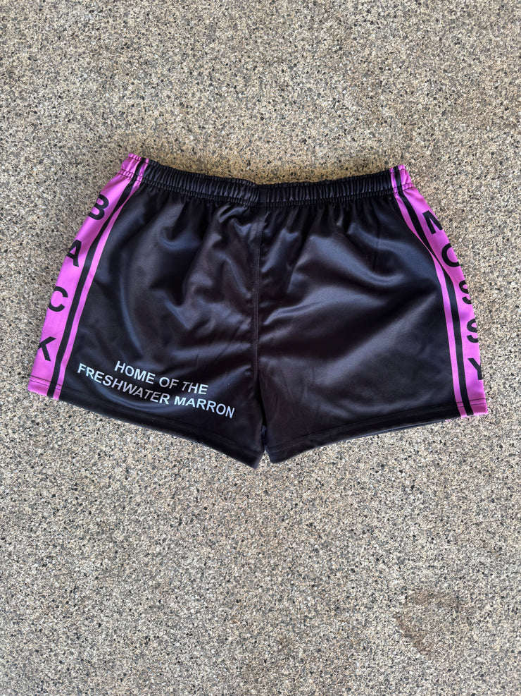 Mossy Back Footy/Rugby shorts with Zip Pockets