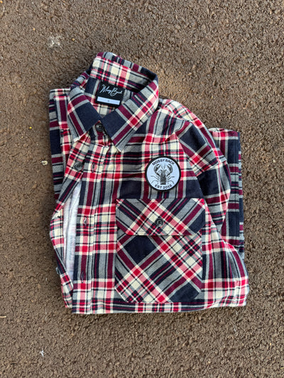 Mossy Back Flanno - Red