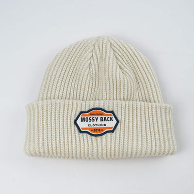 Mossy Cream knitted Beanie
