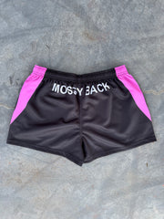 Mossy Back Footy/Rugby Shorts with Zip pockets