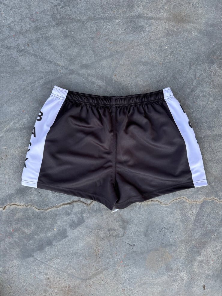 Mossy Back Footy/Rugby Shorts with Zip pockets