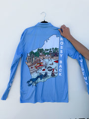 Fishing Shirt Home Design - Blue