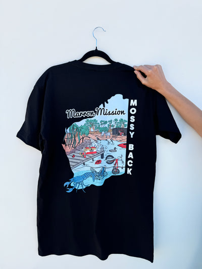 Mossy Back Home Tee - Marron Mission
