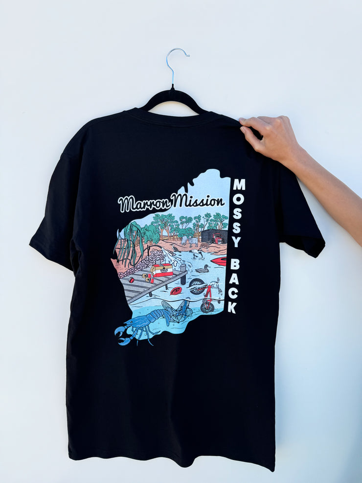 Mossy Back Home Tee - Marron Mission