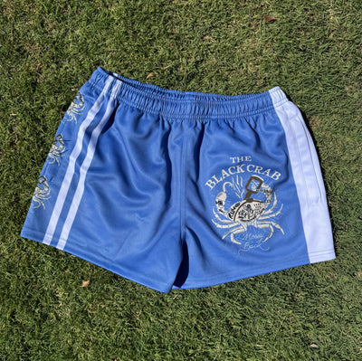 Mossy Back Footy/Rugby Shorts with Zip Pockets