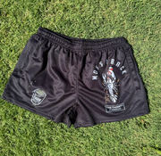 Mossy Back Footy/Rugby Shorts with Zip Pockets